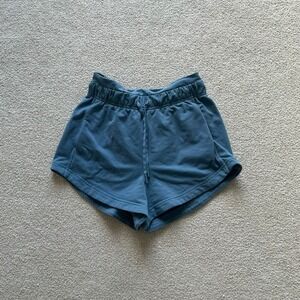 lululemon Women's Inner Glow High-Rise Short 3" in Utility Blue in size 4